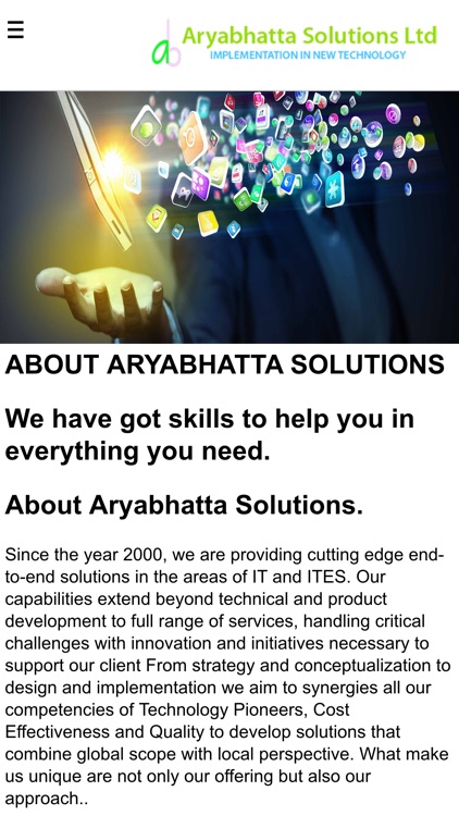 Aryabhatta Solutions Ltd