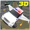 Flying Car Police Chase 3D :Futuristic Cop Cars and Airplane Pilot Flight Simulation Against Extreme Criminals Escape