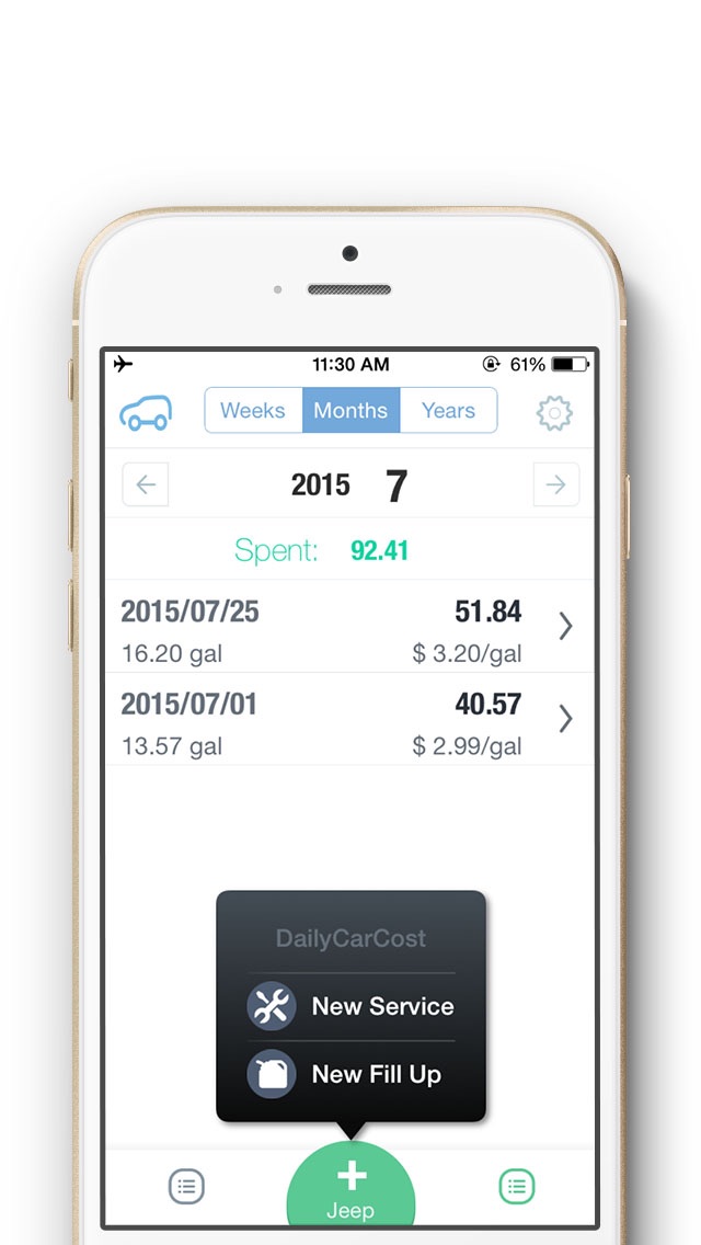 daily car cost 2 mileage log tracker fuel economy gas mileage