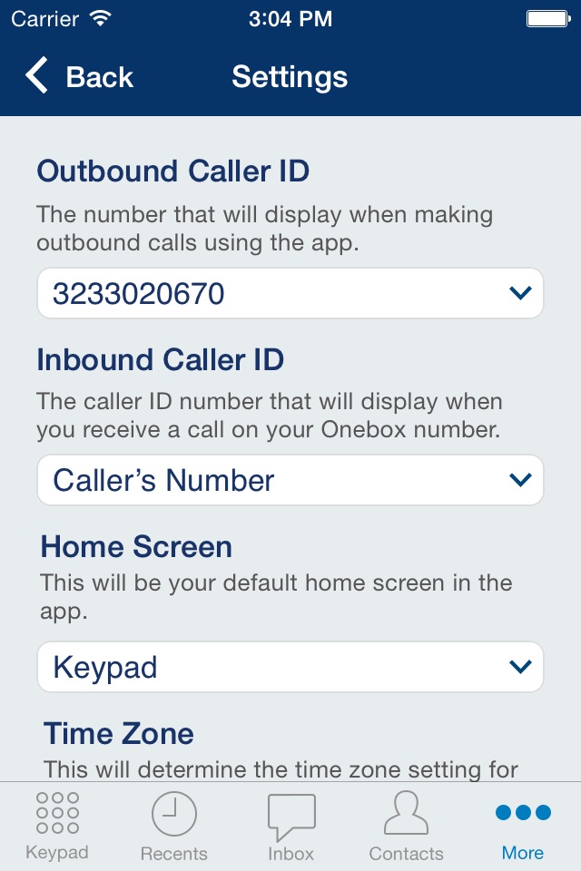 Onebox® – business phone app screenshot 4