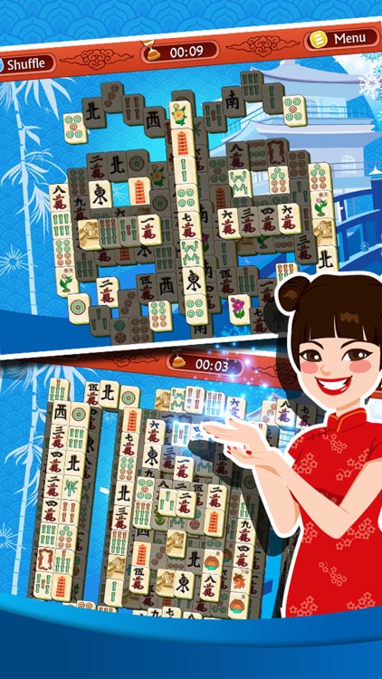 Mahjong The Forbidden Towers - Shanghai Master Deluxe screenshot-3