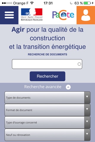PACTE, Programme d’Action pour la qualité de la Construction et la Transition Energétique screenshot 2