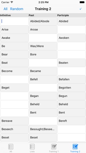 List of English Irregular Verbs(圖4)-速報App