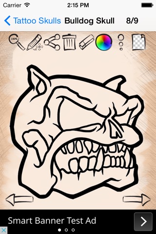 Let's Draw Tattoo Skulls screenshot 3