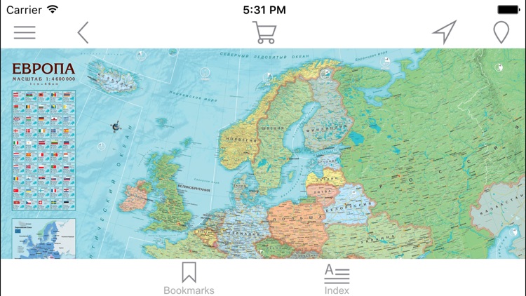 Europe. Political map