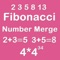 Number Merge Fibonacci 4X4 - Playing With Piano Music And Merging Number Block