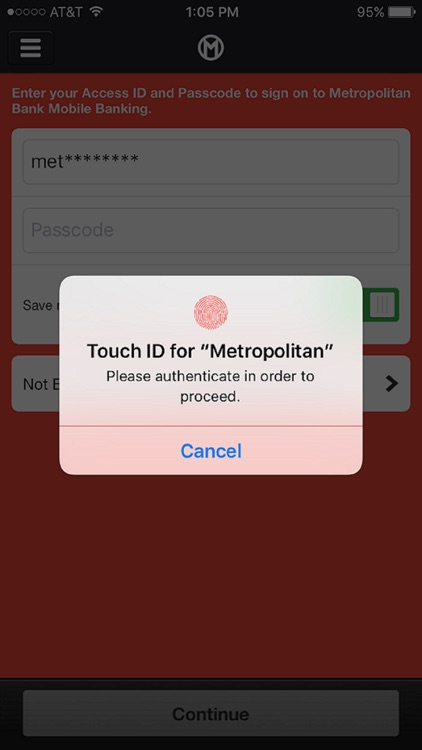 Metropolitan Bank Mobile Banking