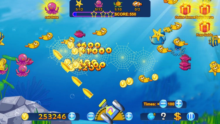 Fishing Ares-Enjoy fish joy and pass 100 levels