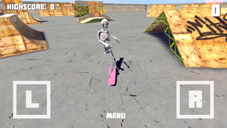 Skeleton Skate - Free Skateboard Game screenshot-3