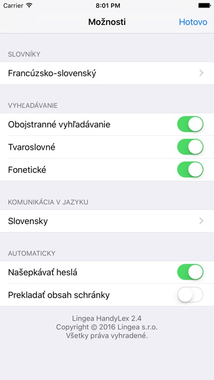 Lingea Francúzsko-slovenský vreckový slovník screenshot-4