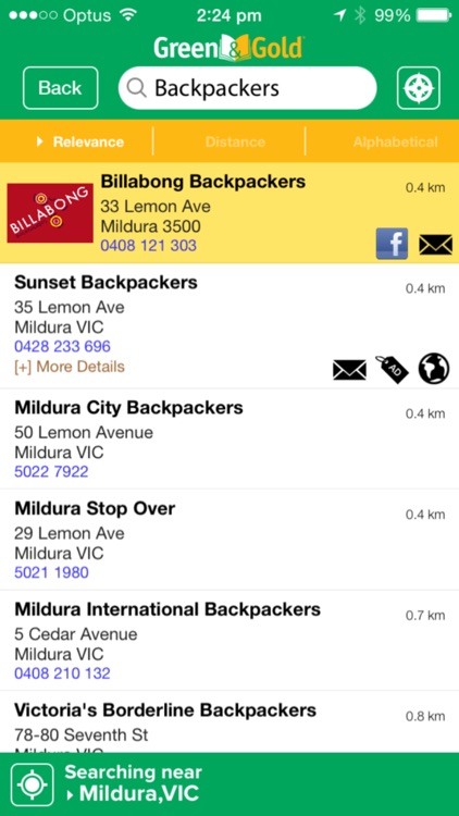 Local Phonebook – Mildura