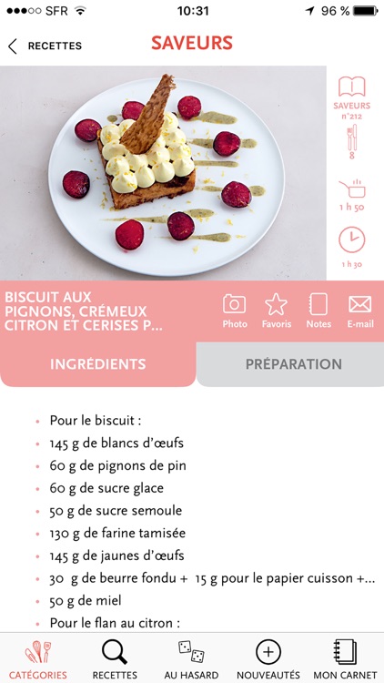 Saveurs, plus de 3000 recettes inratables, gourmandes et raffinées