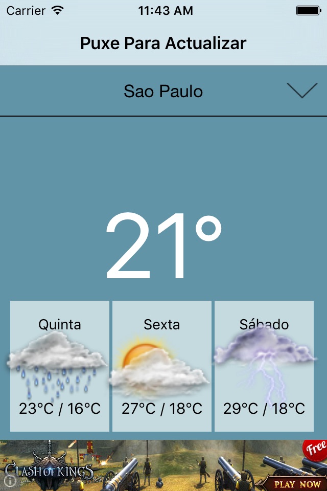 Previsão do Tempo Brasil screenshot 2