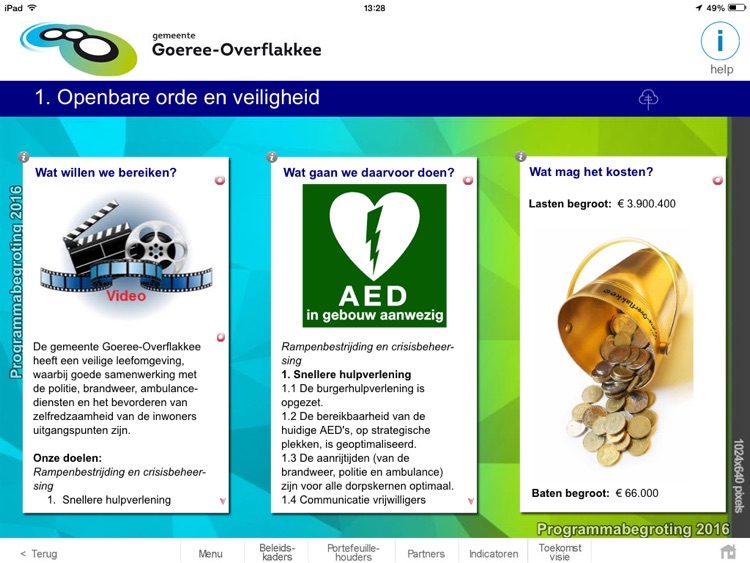 Begrotingsapp Gemeente Goeree-Overflakkee 2016 screenshot-3