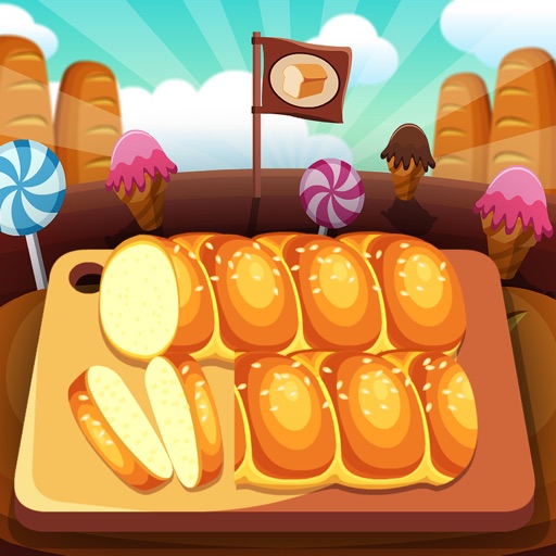 Cooking Egg Bread Icon