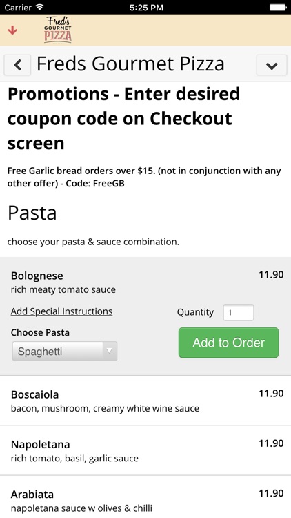 Fred's Gourmet Pizza screenshot-3
