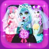 Monster Wedding Dress Up: Bride Wishes Salon Games