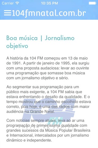 Radio 104 FM Natal/RN screenshot 3