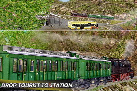 Tourist Train Hill Driving screenshot 4