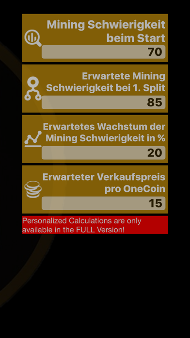 Mining Calculator LITE screenshot 2