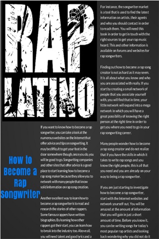 iRap - Learn Rap Magazine screenshot 4