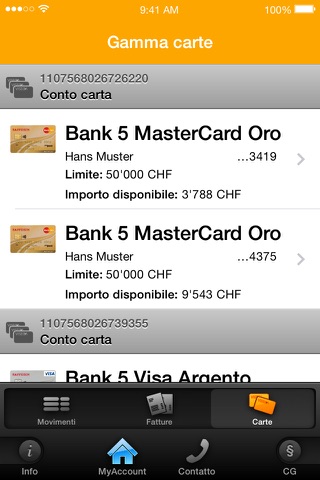 MyAccount Mobile Viseca screenshot 2