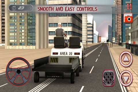 Real car transporter cargo helicopter simulator screenshot 4