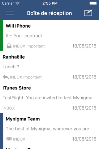 Mynigma - Safe email made simple screenshot 2