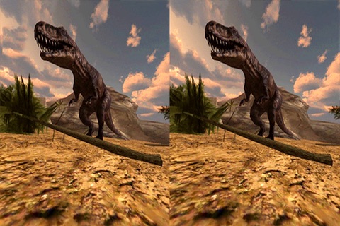 VR Jurassic Land Tour Cardboard Game screenshot 2