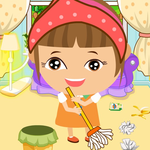 Help Amy to clean house,house cleaning games iOS App