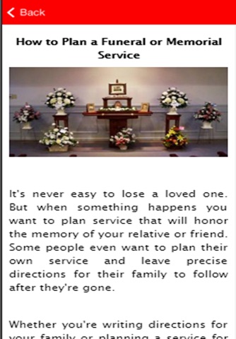 How To Plan A Funeral screenshot 3