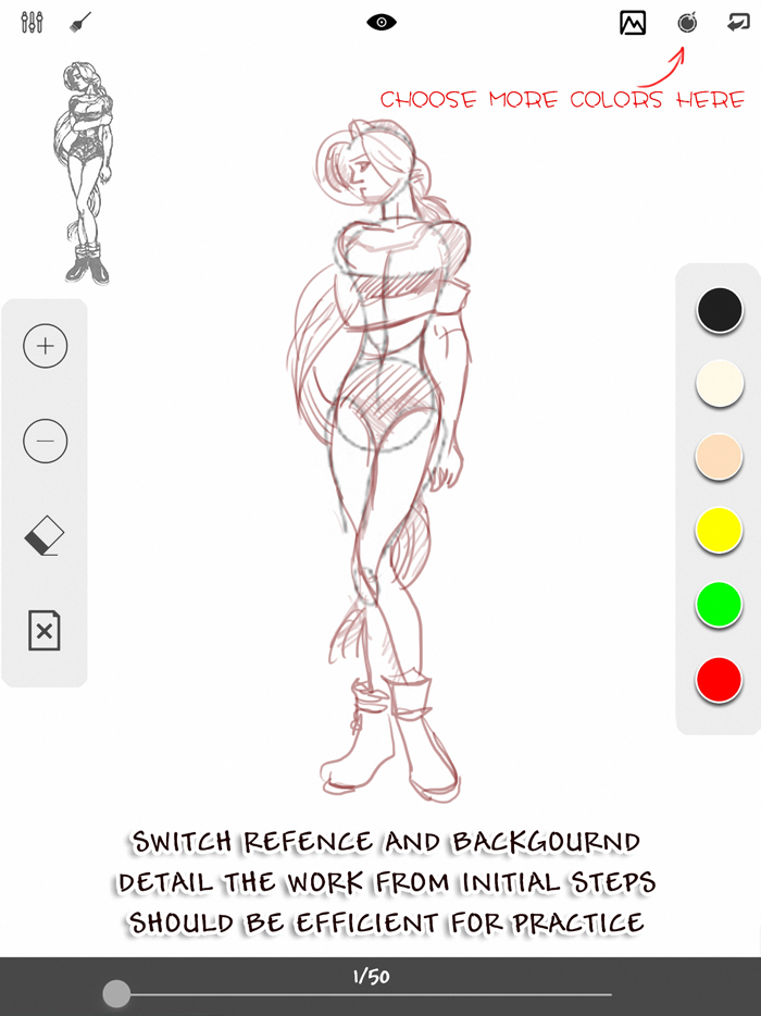 Learning Draw Female Charactors