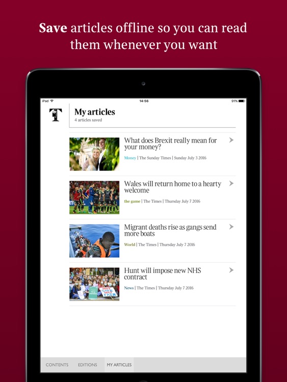 The Times of London (iPad) screenshot-3