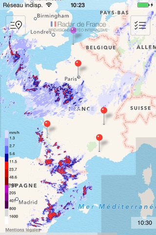 Radar de France - Météo screenshot 2