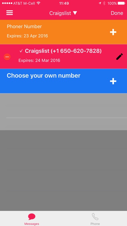 Phoner 2nd Phone Number Anonymous Text + Fake Call screenshot-3