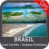 Boating Luiz Corrêa Brazil - French Guiana gps map