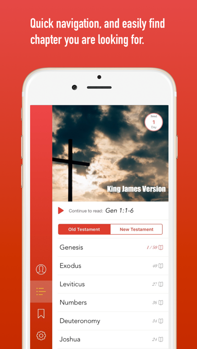 How to cancel & delete Bible - A beautiful,  modern Bible app thoughtfully designed for for quick navigation and powerful study of KJV and more. from iphone & ipad 1