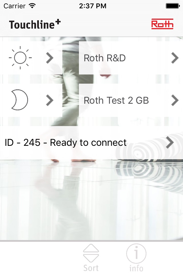 Roth Touchline⁺ screenshot 2
