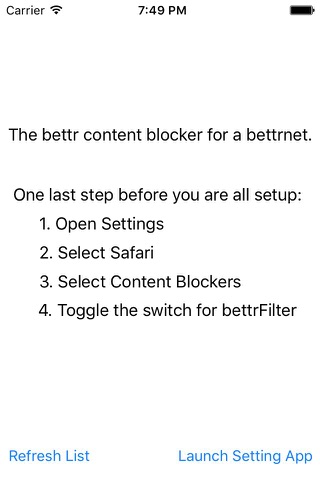 bettrnet filter - parental controls safari content blocking filter screenshot 2