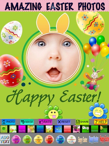 Happy Easter Picture Frames and Stickersのおすすめ画像4