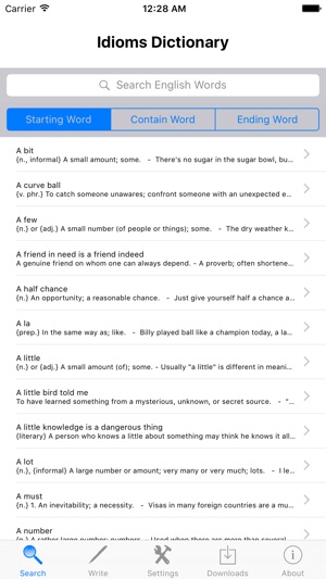 English Idioms Dictionary Free With Sound(圖1)-速報App