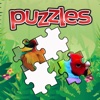 Wild Birds Matching Jigsaw Puzzle Kids Game