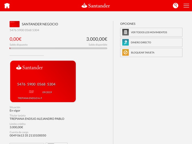 Santander Tablet By Banco Santander