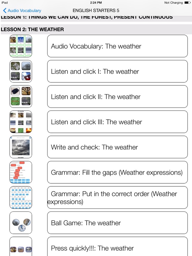 English Segundo de Primaria Trimestre 2 Level Starters 5 for(圖1)-速報App