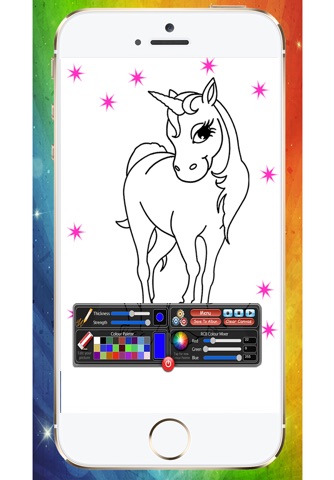 Ponys Unicorns And Horses To Coloring screenshot 4