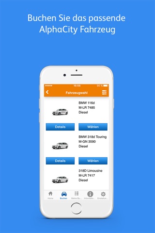 AlphaCity Corporate Carsharing screenshot 2