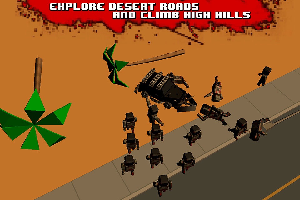 Zombie Smashy Death Race 3D screenshot 2