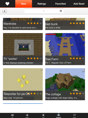 Seeds & Furniture for Minecraft - MCPedia Pro Gamer Community! для iPad