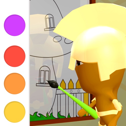 Kids Painting Digital Pad Pro - best children coloring book iOS App