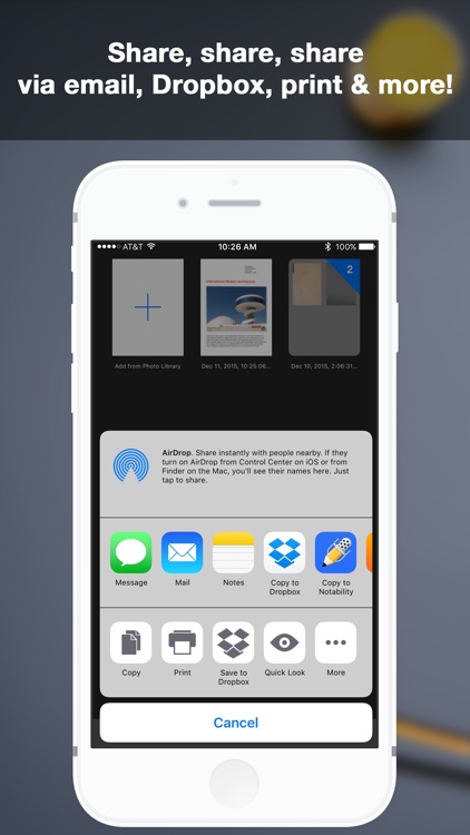 Scanner+ Pro: a Document to PDF & JPG scanner screenshot-3